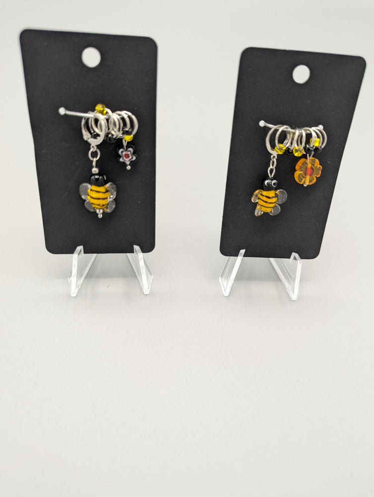 
                  
                    Whimsical glass bead stitch markers
                  
                