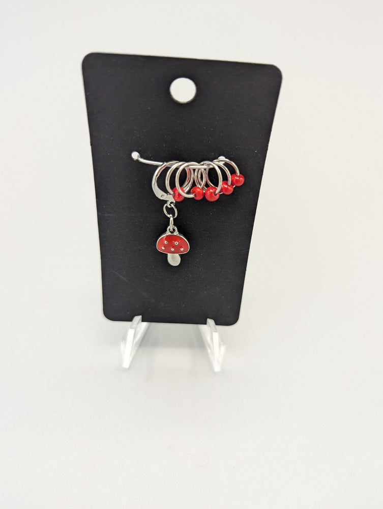
                  
                    Charm with stitch markers
                  
                
