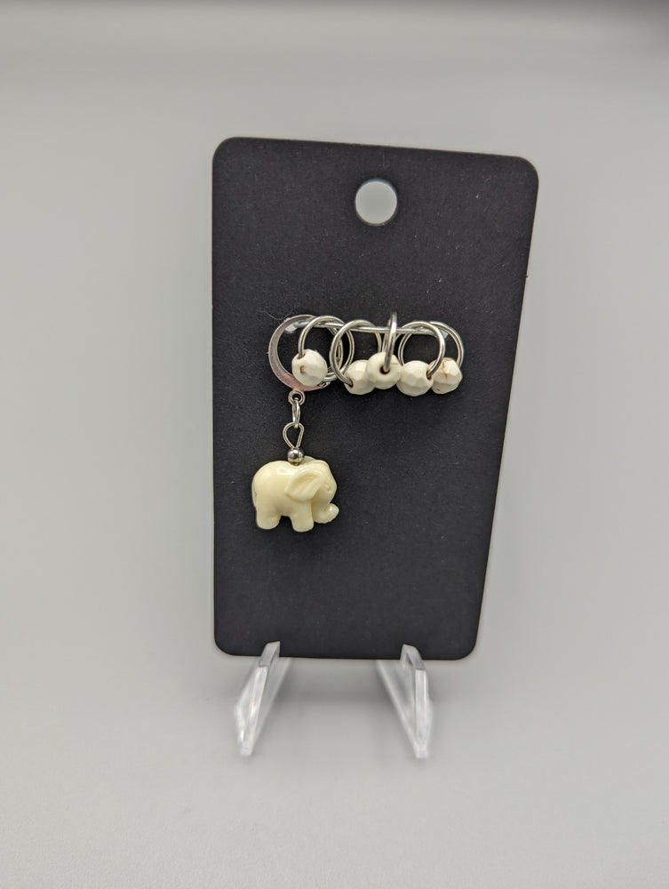 
                  
                    Elephant with stitch markers
                  
                