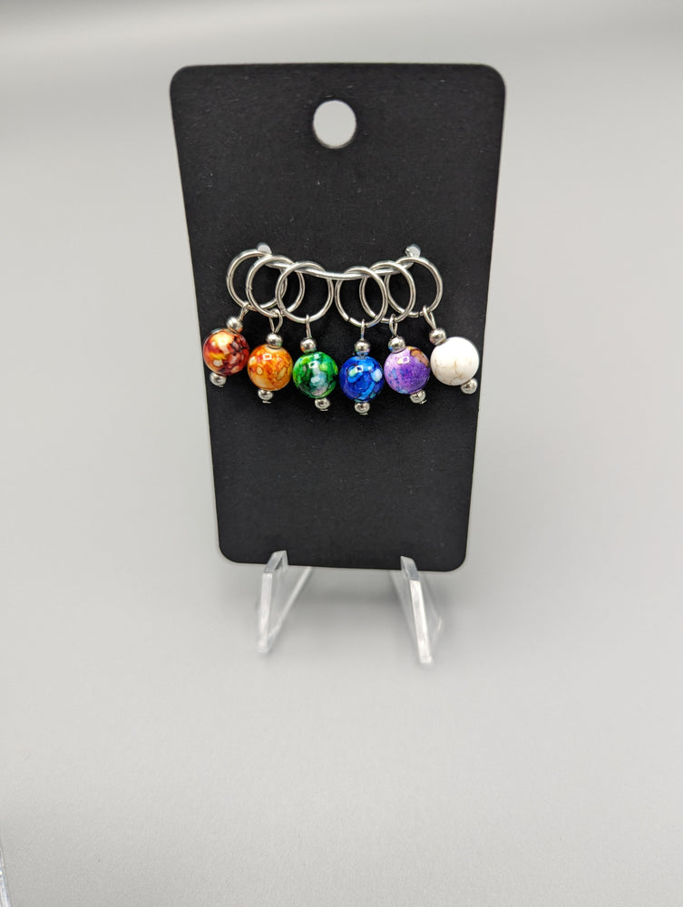 
                  
                    Beads with stitch markers, needle size 10.5
                  
                