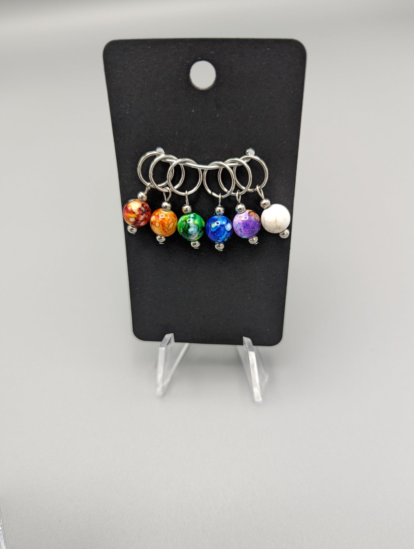 
                  
                    Beads with stitch markers, needle size 10.5
                  
                