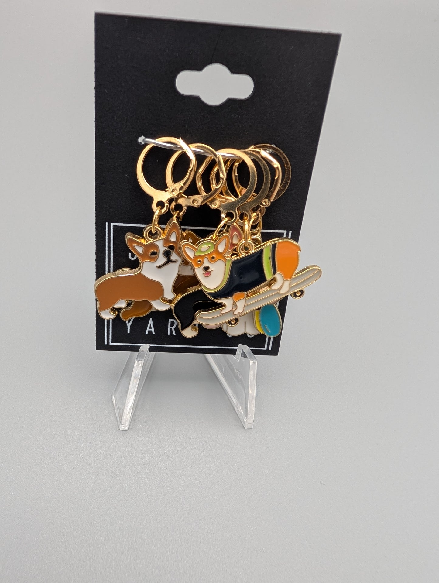 
                  
                    Metal Charms with leverback clasps
                  
                