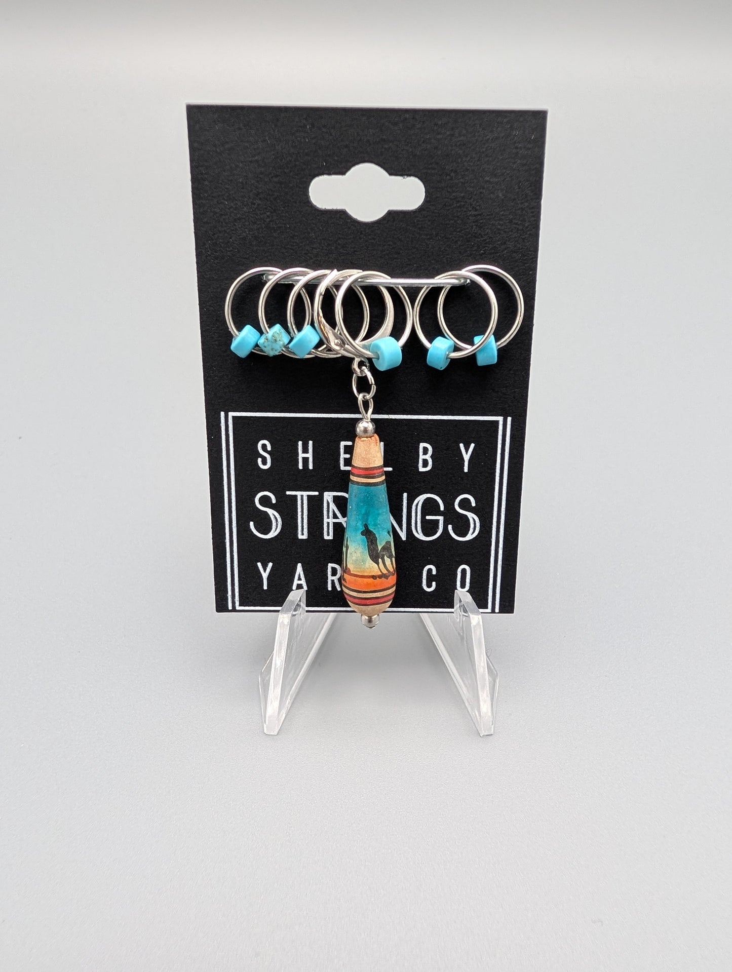 
                  
                    Southwest Drop bead with stitch markers
                  
                