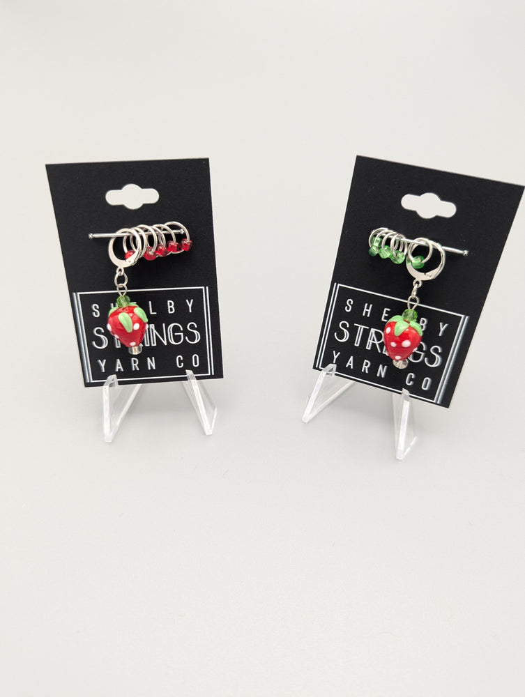 
                  
                    Whimsical glass bead stitch markers
                  
                