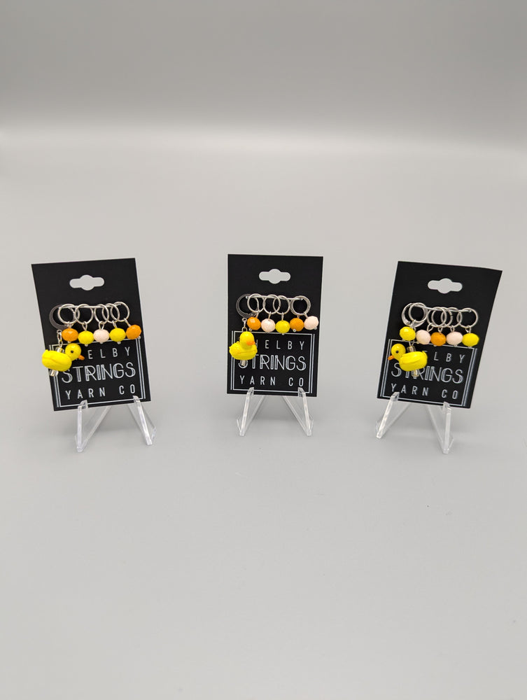 
                  
                    Whimsical glass bead stitch markers
                  
                