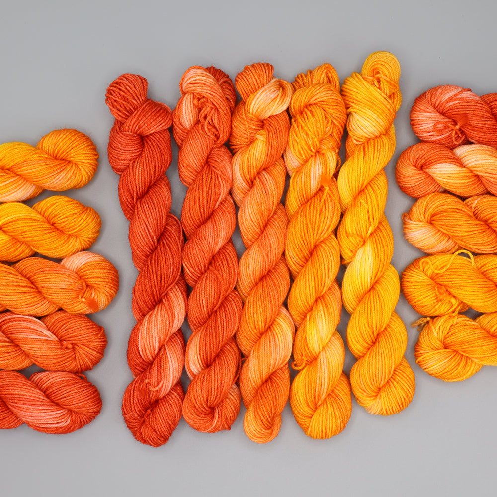 Totally Tangerine Mini Sock Set